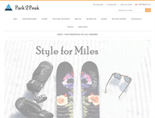 Tablet Screenshot of park2peak.com